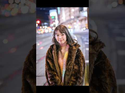 熊本の美女をスナップ！夜景が幻想的でした… 東京路上写真, Yuuka / Tokyo street photography #ストリートスナップ #photographer #shorts