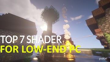 TOP 7 SHADER MINECRAFT JAVA 1.16  [for low-end pc]