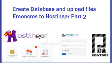 Create Database and upload files Emoncms to Hostinger Part 2 : PDA_Control
