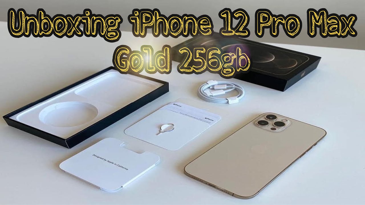 Unboxing Iphone 12 Pro Max Gold 256gb By Rhynn Iphone12promaxgold Rhynn Iphone 12 Pro Max Gold Youtube