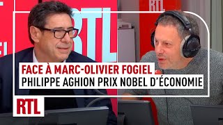 Philippe Aghion Est Face À Marc-Olivier Fogiel