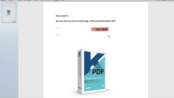 How to E-sign a document using Kofax Power PDF for Mac