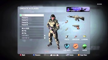 Best Black Ops Custom Classes + Combat Record