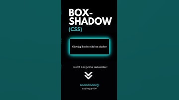 💡 CSS Box-Shadow Effect | Glowing Border in 15 Seconds! 🔥 #Shorts #css #coding #frontendchallenge