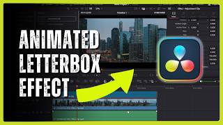 How to Add an Animated Letterbox Effect in DaVinci Resolve