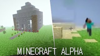 Minecraft Alpha es... extraño
