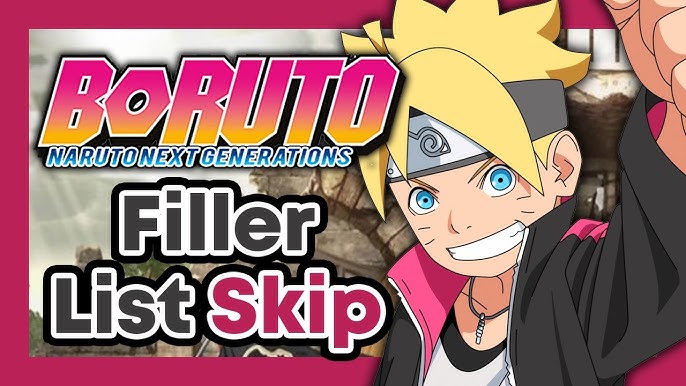 BORUTO: NARUTO NEXT GENERATIONS FILLER LIST GUIDE #naruto