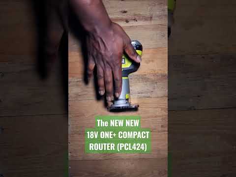 The NEW Ryobi ONE+ 18V Cordless Compact Fixed Base Router (PCL424B)