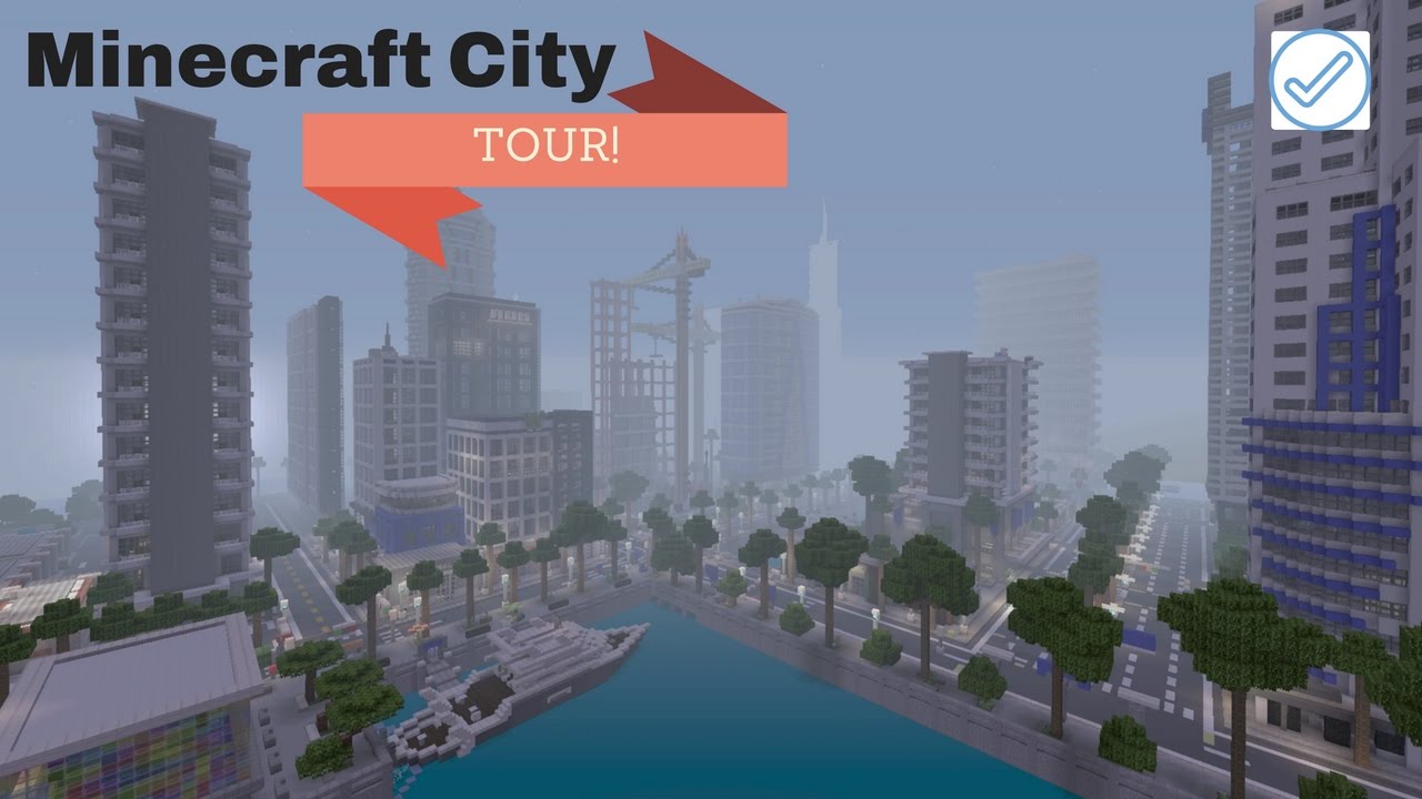 Minecraft - XBOX ONE - City Tour - YouTube