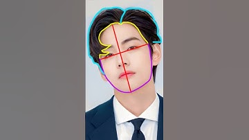 How to draw Kim Taehyung ( V ) from BTS 💜 #shorts #bts #kimtaehyung #v