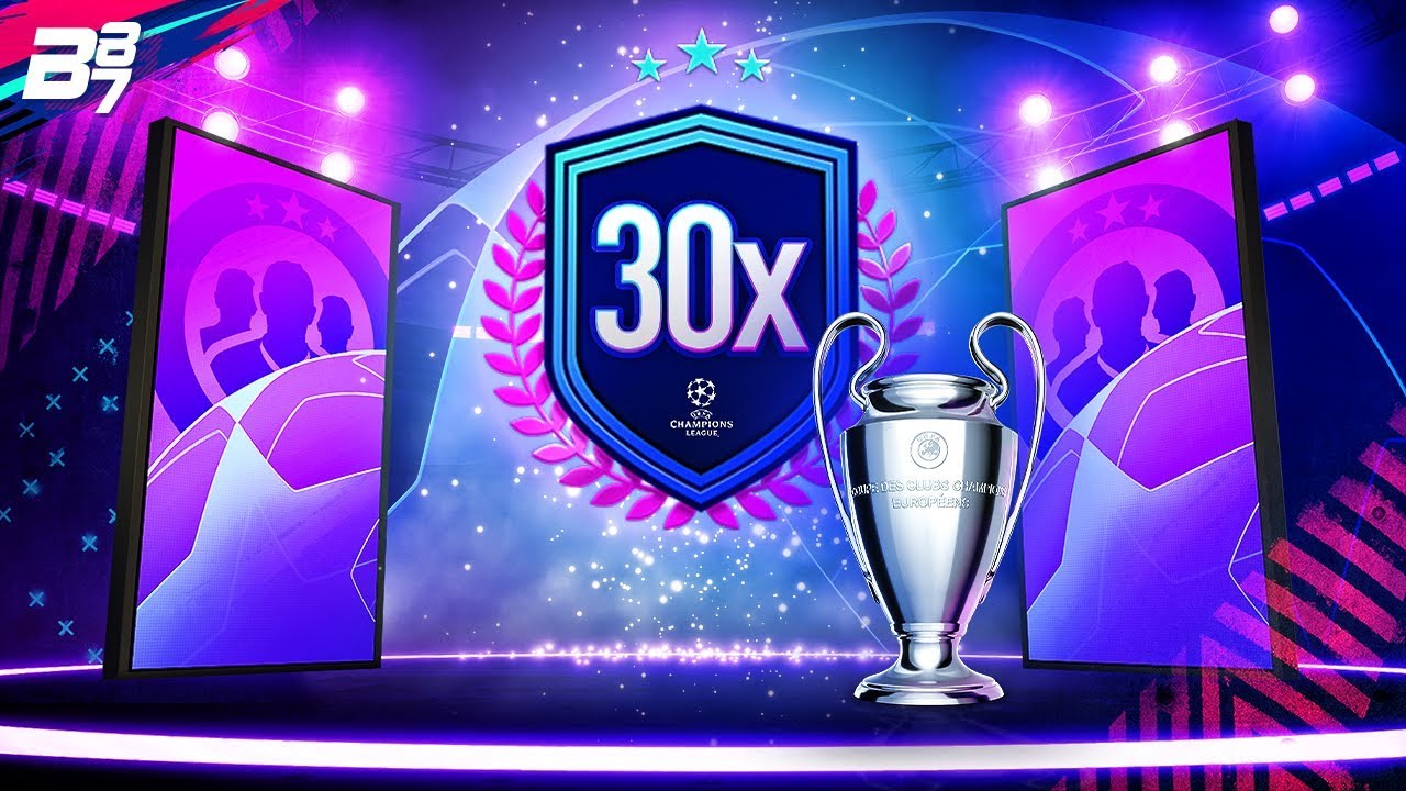 30 X Champions League Player Packs Fifa 19 Ultimate Team Youtube