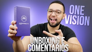 Matheus Kise Vídeos Esse tem TELA DE CINEMA! Moto One Vision | unboxing e comentários