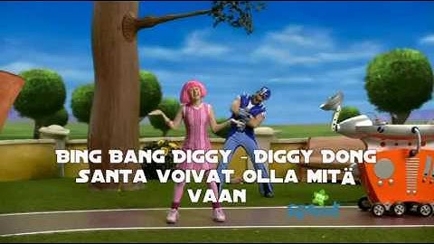 Lazy Town - Bing Bang Finnish w/Lyrics(Once Upon A Time)