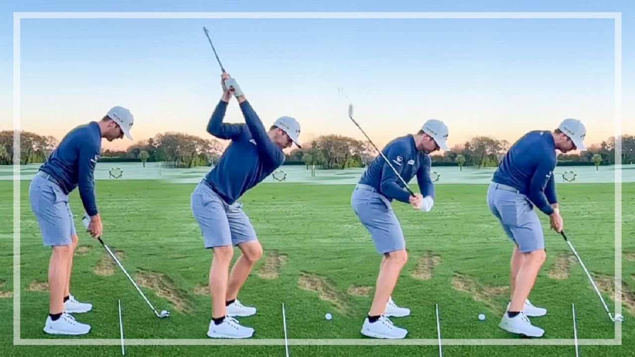 SAM BURNS GOLF SWING SLOW MOTION - IRON & DRIVER - YouTube
