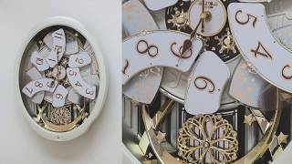 RHYTHM Magic Motion Clock 4MH427WU03