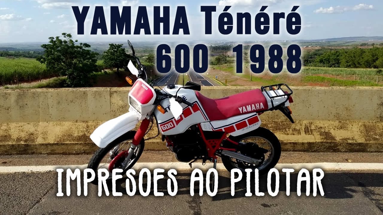 IMPRESSÕES AO PILOTAR - Ténéré 600 1988 Restaurada