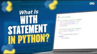 With statement in python by ANIKET SIR #python #programming #codding #withstatement #ims #college