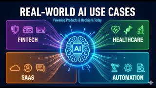 Real-World AI Use Cases Explained | FinTech, Healthcare, SaaS & Automation