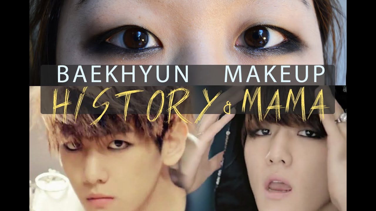 EXO Baekhyun History MAMA Smoky Eye Makeup Tutorial