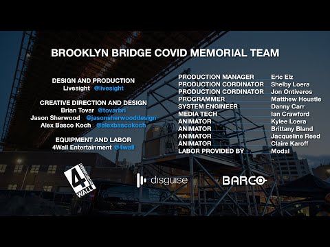 Brooklyn Bridge COVID Memorial