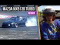 Trying 😂 to Drift a GRIP MONSTER Turbo 13B Rotary powered MX5 😲 - Drift My Ride - Season 2 Ep 6