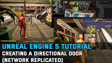 Unreal Engine 5 Tutorial: Creating a Directional Door (Network Replicated)