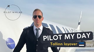 Pilot my day. Tallinn layover