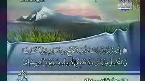الجزء الخامس والعشرون من القرآن الكريم للقارئ فارس عباد