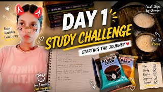 ✨ Day 1 of 7 days study challenge ✨📚 #study vlog #class 11 #neet aspirant