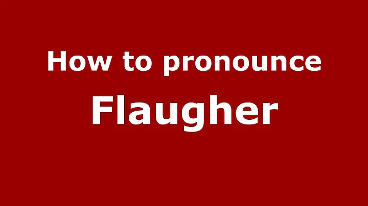 How to Pronounce Flaugher - PronounceNames.c...