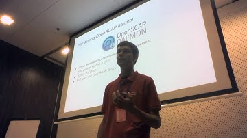 Flock 2016 - Continuous security management via OpenSCAP Daemon, Jan Černý