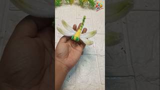Dragonfly making with pipe cleanersπ#diy #pipecleanercrafts #craft #crafteraditi #dragonfly #shorts