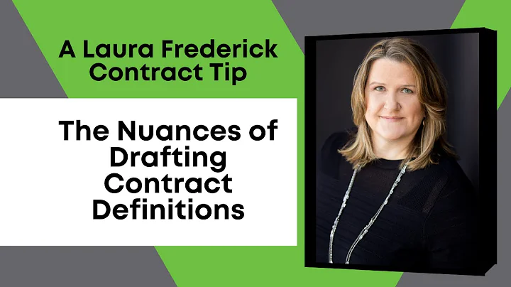 A Laura Frederick Contract Tip: The Nuances of Dra...