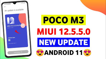 Poco M3 MIUI 12.5.5.0 New Update Rollout | Poco M3 New Update | Poco M3 Update