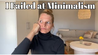 Whole house declutter fail | I tried the minimalism game and failed