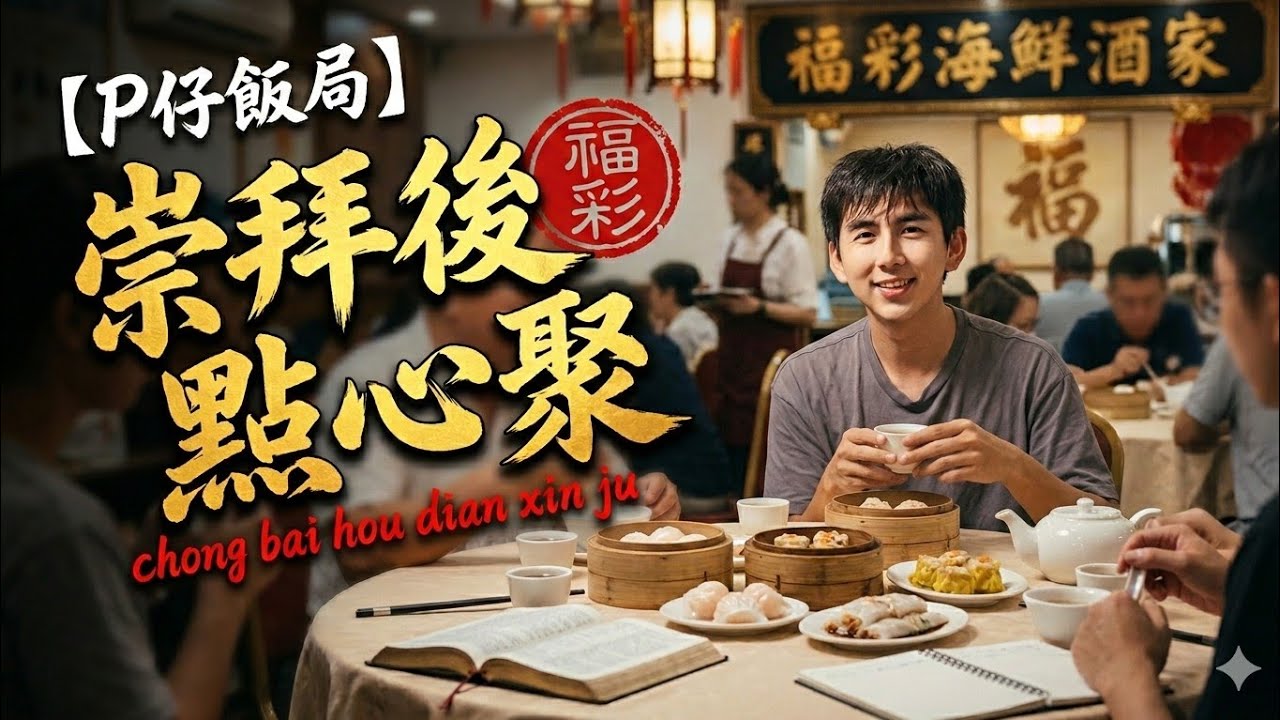【P仔飯局】福彩海鮮酒家：崇拜完嘅真實聚會 | 飲茶、點心與弟兄姊妹嘅心靈交流