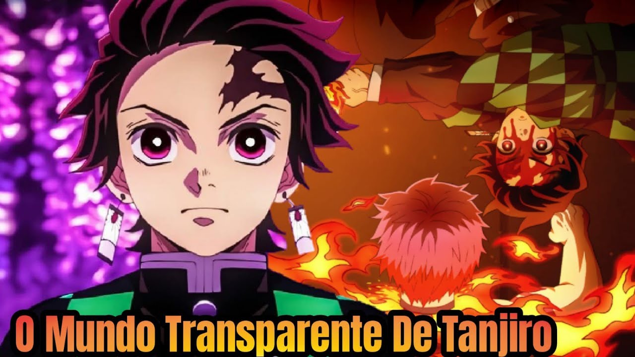 O TANJIRO USOU O MUNDO TRANSPARENTE! #anime #otaku #demonslayer #kime