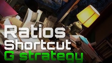Ratios G Strategy Shortcut! CAT Actual Questions Solved!!
