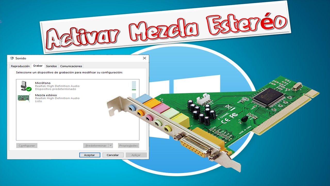 Cómo Activar La Mezcla Estéreo En Windows Stereo Mix 2023 Youtube 2601