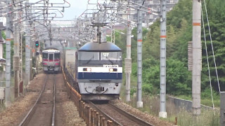 EF210-173牽引貨物列車　土山～魚住間にて