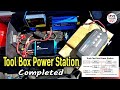 DIY Truck Tool Box Lithium Power Station - Completed Overview