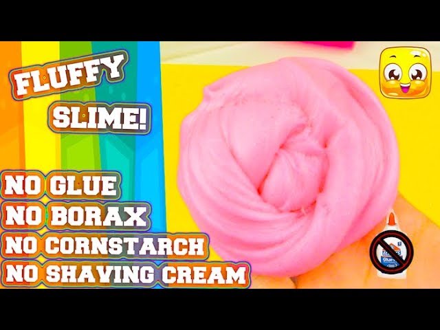 Fluffy Slime No Glue No Borax No Cornstarch Making Slime Without Shaving Cream Must Try Real Youtube