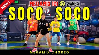 #zumba SOCO SOCO MEGA MIX 101 Brazillian Funk | ZIN Kimi #zumbafitness #danceworkout #dancefitness