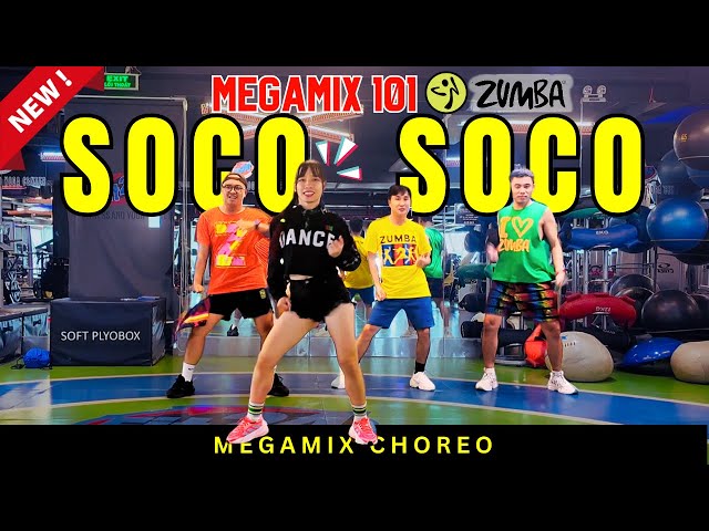 #zumba SOCO SOCO MEGA MIX 101 Brazillian Funk | ZIN Kimi #zumbafitness #danceworkout #dancefitness class=