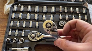 Harbor Freight Quinn 66 Pc Socket Set Tool Review