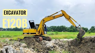Caterpillar E120B Excavator Working in Clay Mines | WEE VLOGS
