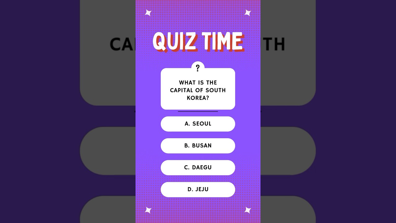 Quiz Time for kids| General knowledge for kids| Capitals and countries. 
