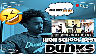 THE BEST HIGH SCHOOL DUNKS of 2020🤯 | Basketball Vines | REACTION