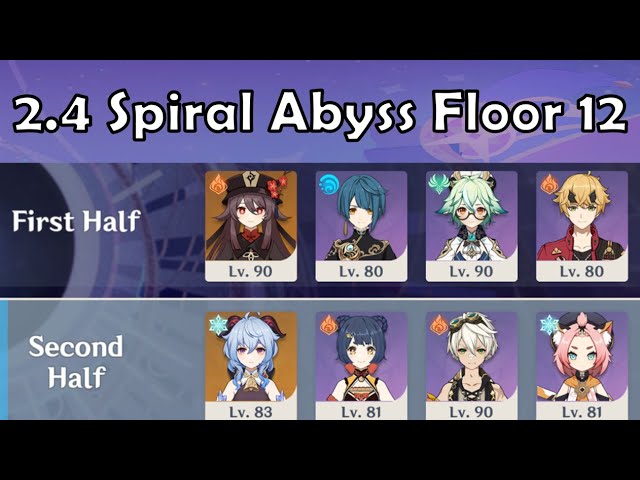 GI] 2.4 Spiral Abyss Floor 12 - F2P Double Geo C0 Hu Tao & Freeze C1 Ayaka