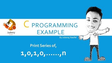 C programming - Print alternate 1, 0  series - Judemy Bangla